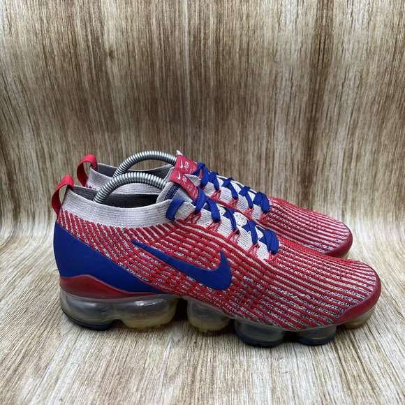 Nike Other - Nike Air VaporMax Flyknit 3 “USA” Running Shoes CW5585-100 Men’s Size 9
